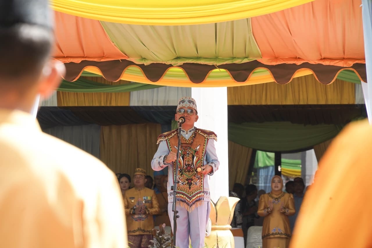 Gubernur Kalteng Agustiar Sabran Pimpin Upacara Peringatan Hari Jadi ke-66 Kabupaten Kotawaringin Barat