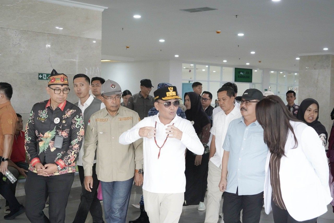 Gubernur Kalteng Agustiar Sabran Tinjau RSUD Hanau