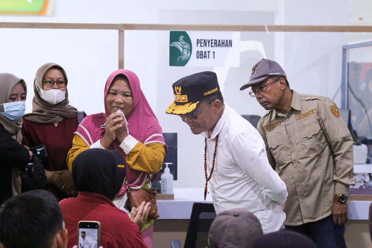Gubernur Kalteng Agustiar Sabran Tinjau RSUD Hanau