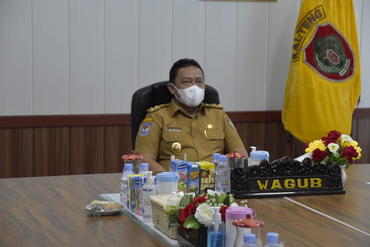 Wagub Kalteng Edy Pratowo Hadiri Peluncuran Buku Indonesia Dan Covid-19
