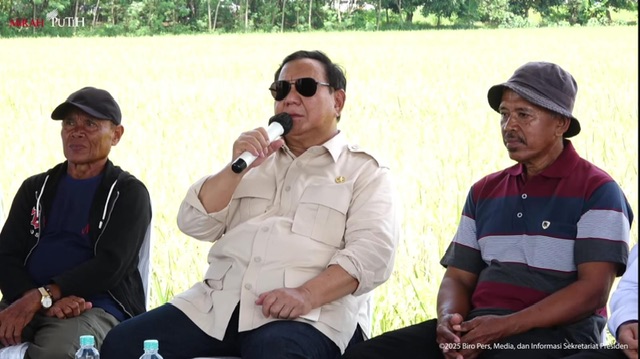 Gubernur Agustiar Sabran Berkesempatan Sampaikan Ucapan Terima Kasih Atas Kebijakan dan Keberpihakan Presiden Prabowo Subianto Kepada Petani