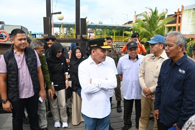 Gubernur Kalteng Agustiar Sabran Tinjau Infrastruktur Pelabuhan Tanjung Puting