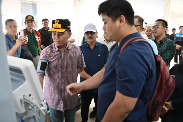 Gubernur Kalteng Agustiar Sabran Tinjau Rumah Sakit Umum Daerah Hanau