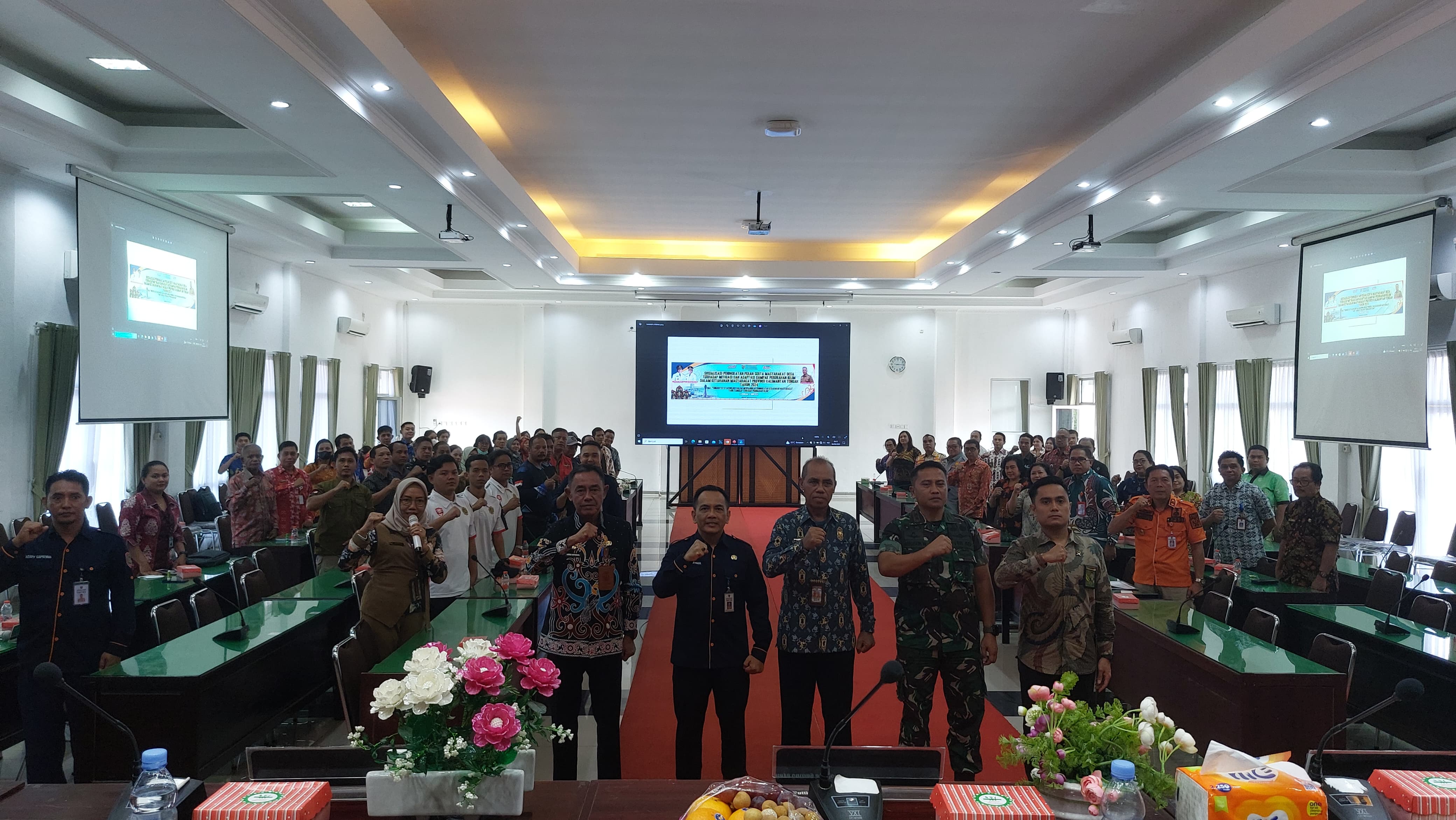 Pemprov Kalteng Melalui Dinas PMD Laksanakan Sosialisasi Peningkatan Peran Serta Masyarakat Desa Terhadap Mitigasi dan Adaptasi Dampak Perubahan Iklim dalam Ketahanan Masyarakat
