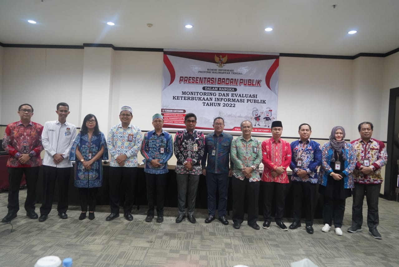 Komisi Informasi Prov. Kalteng Bekerja Sama Dengan Diskominfosantik Prov. Kalteng