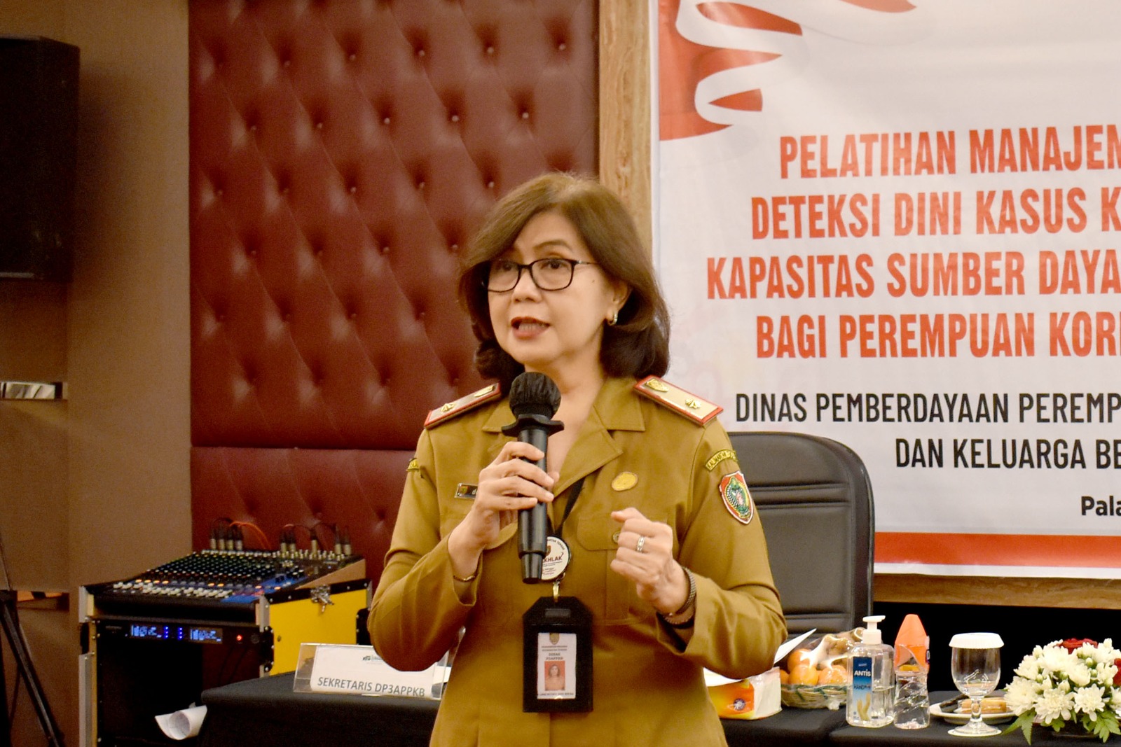 DP3APPKB Prov. Kalteng Gelar Pelatihan Manajemen dan Penanganan Kasus Melalui Deteksi Dini Kasus Kekerasan