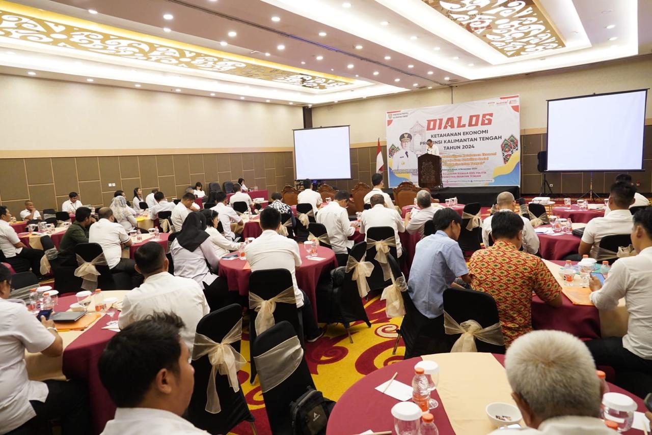 Sahli Yuas Elko Hadir Buka Dialog Ketahanan Ekonomi Provinsi Kalteng Tahun 2024
