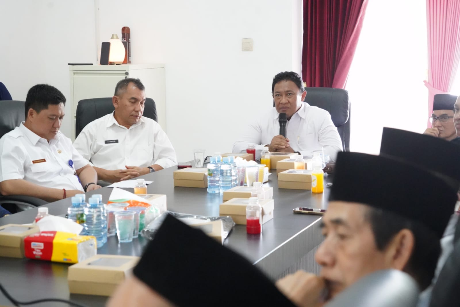 Wagub Edy Pratowo Pimpin Visitasi Sekaligus Tinjau Proyek Pembangunan Sarana Prasarana di lingkungan Sekretariat LPTQ