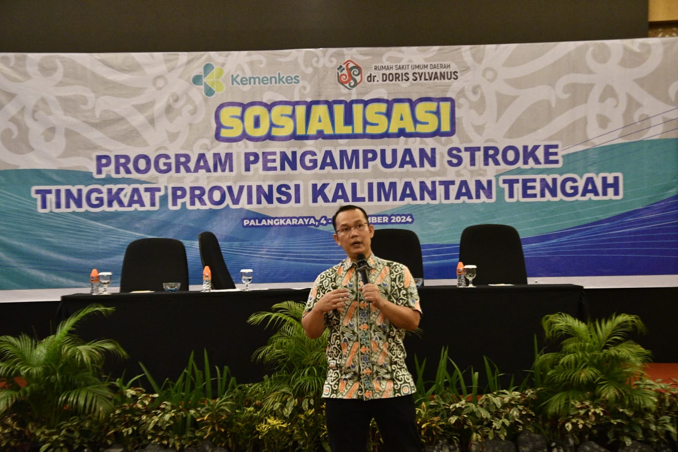 RSUD dr. Doris Sylvanus Gelar Sosialisasi Program Pengampuan Stroke