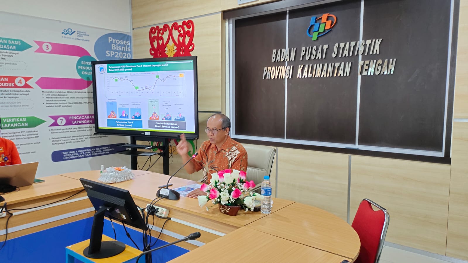 BPS Prov. Kalteng Gelar Konferensi Pers Berita Resmi Statistik