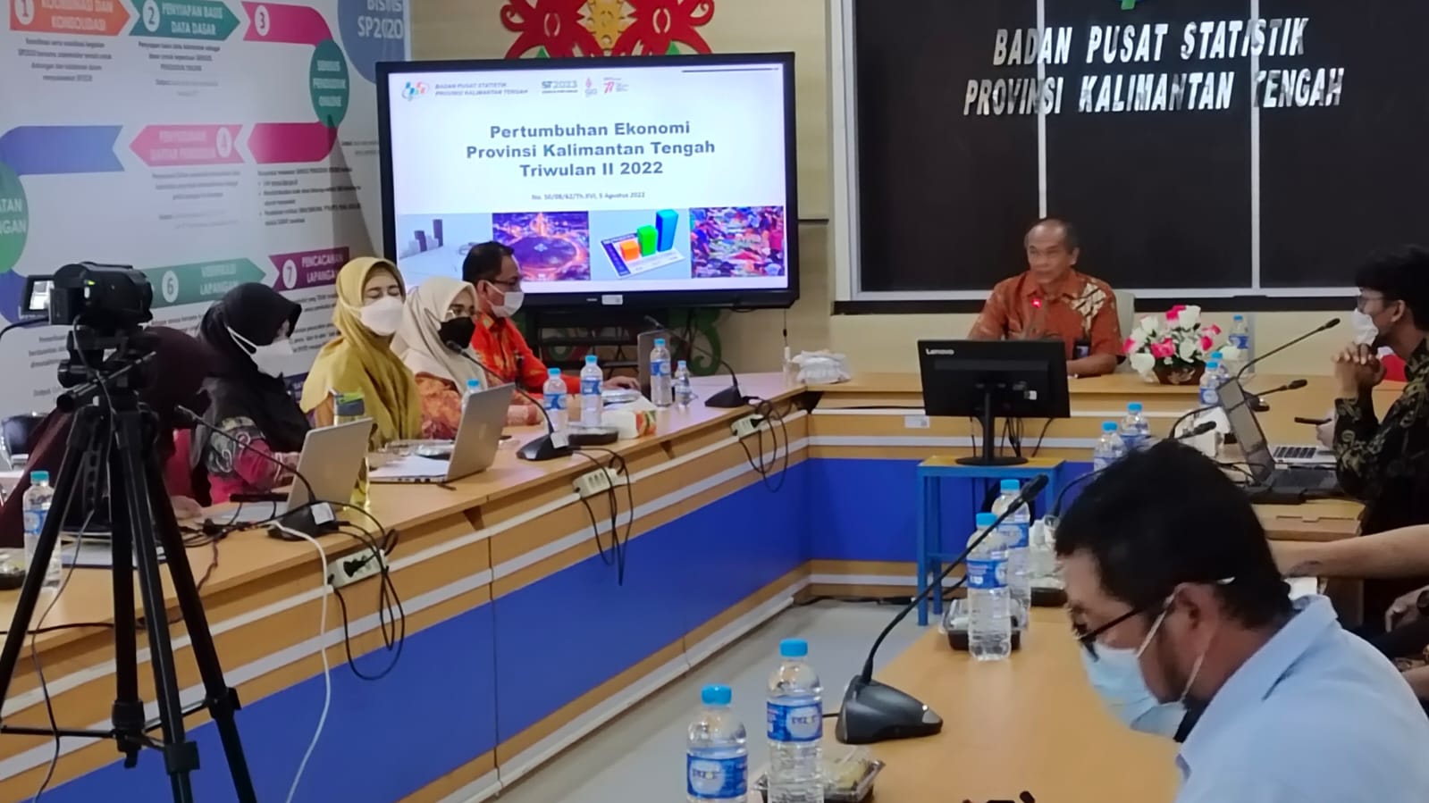 BPS Prov. Kalteng Gelar Konferensi Pers Berita Resmi Statistik