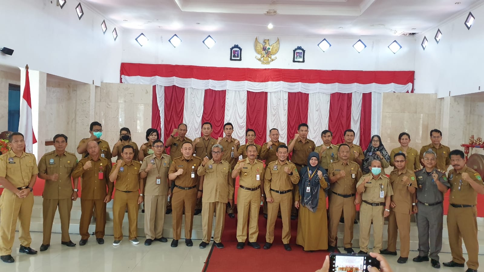 Inspektur Prov. Kalteng Pimpin Entry Meeting Pengawasan Penyelenggaraan Pemerintahan Daerah Kab. Sukamara