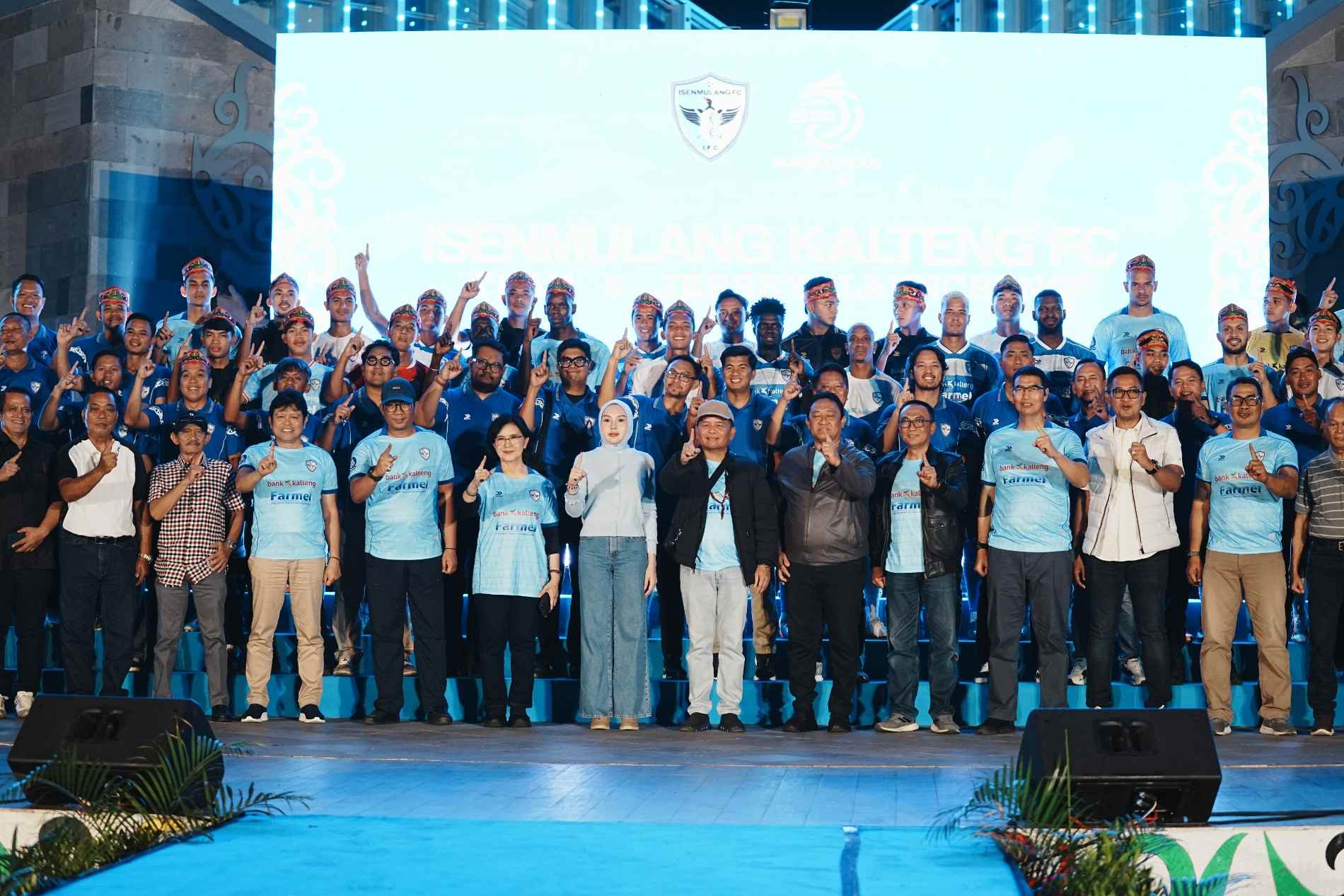 Dukung Kebangkitan Sepak Bola Daerah, Pemprov Kalteng Luncurkan Jersey dan Skuad Isen Mulang Kalteng FC