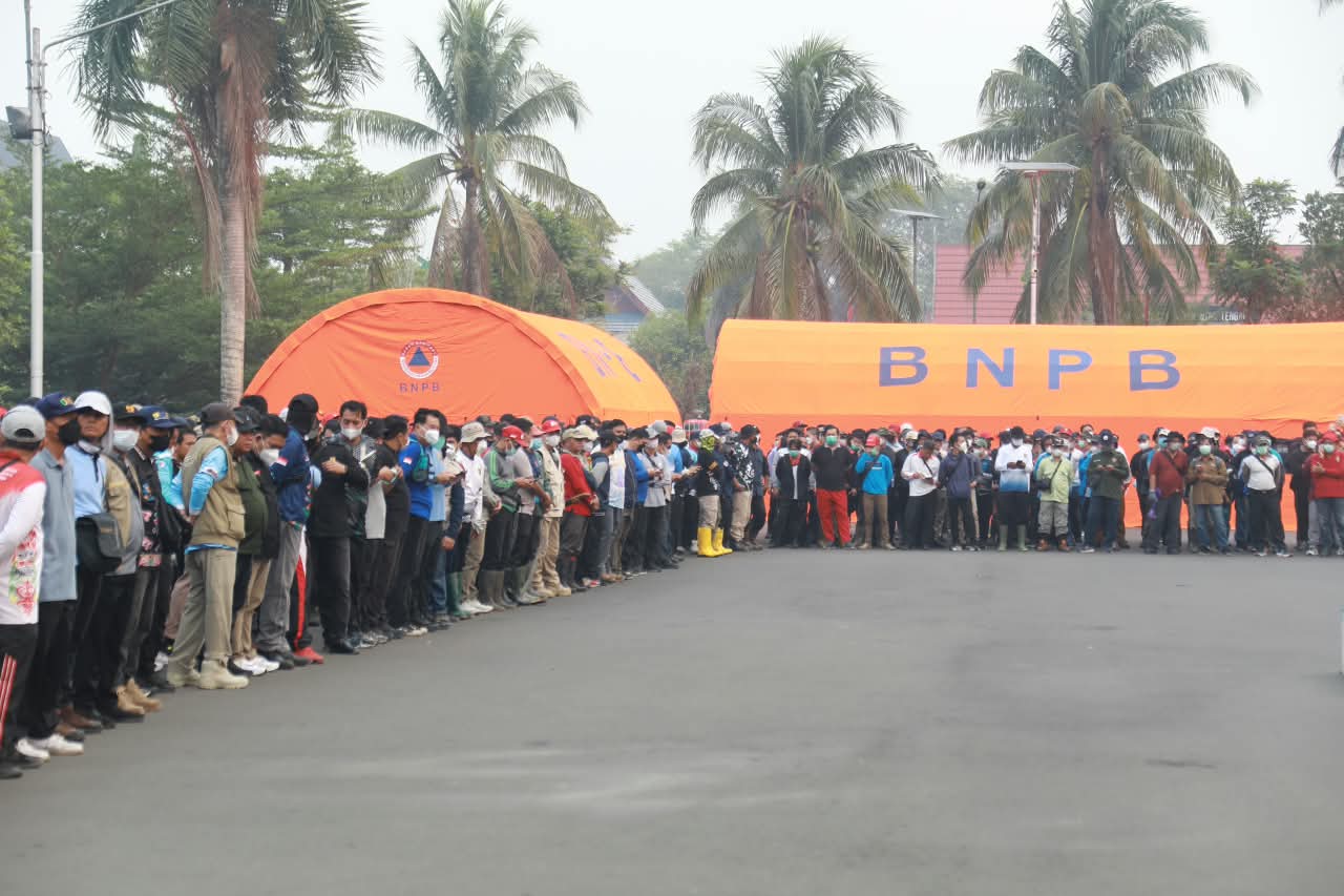 Perkuat Penanganan Karhutla, Gubernur Agustiar Sabran Pimpin Apel Gelar Pasukan