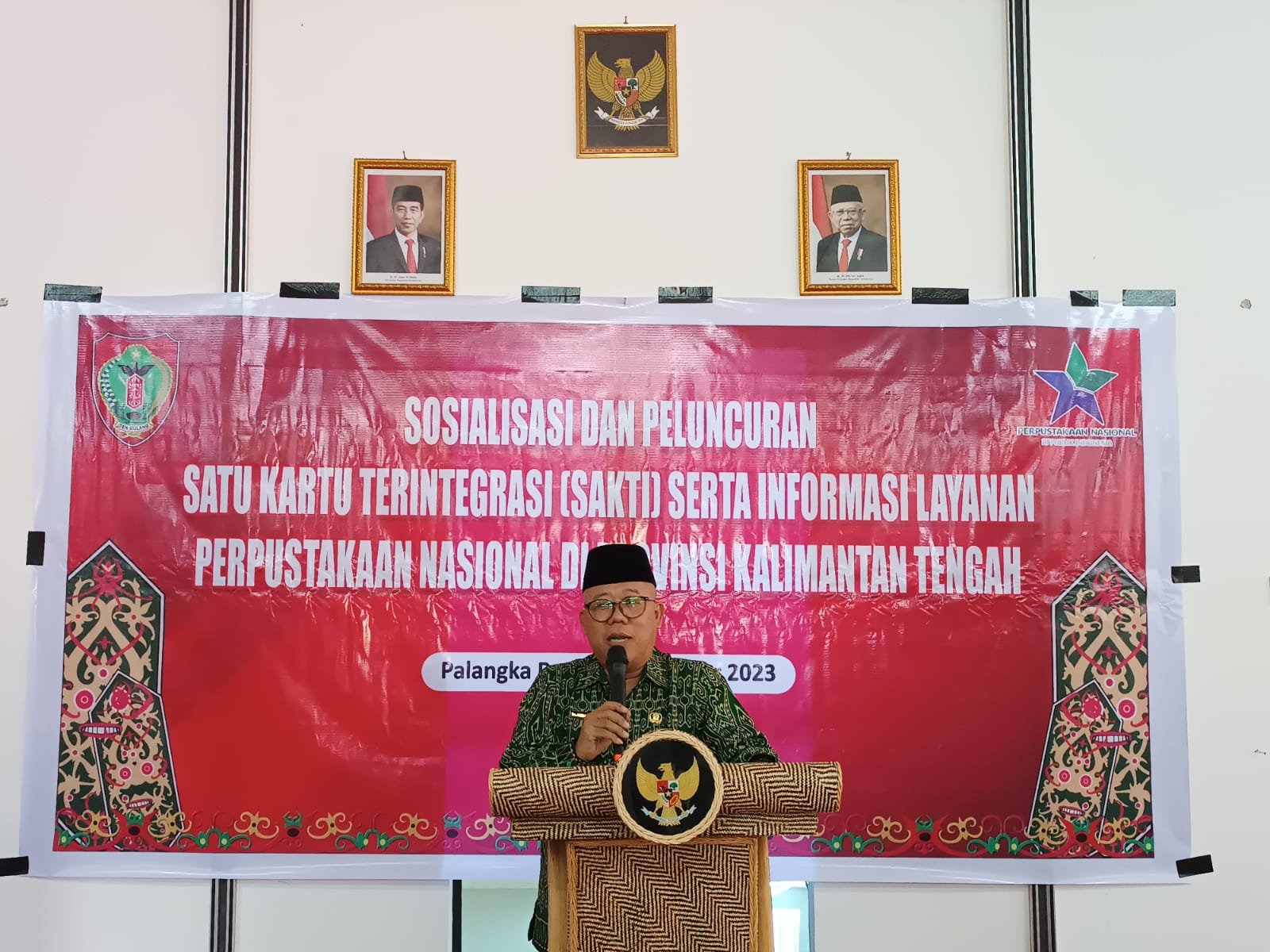 Dispursip Kalteng Gelar Sosialisasi dan Peluncuran Satu Kartu Terintegrasi Serta Informasi Layanan Perpustakaan Nasional
