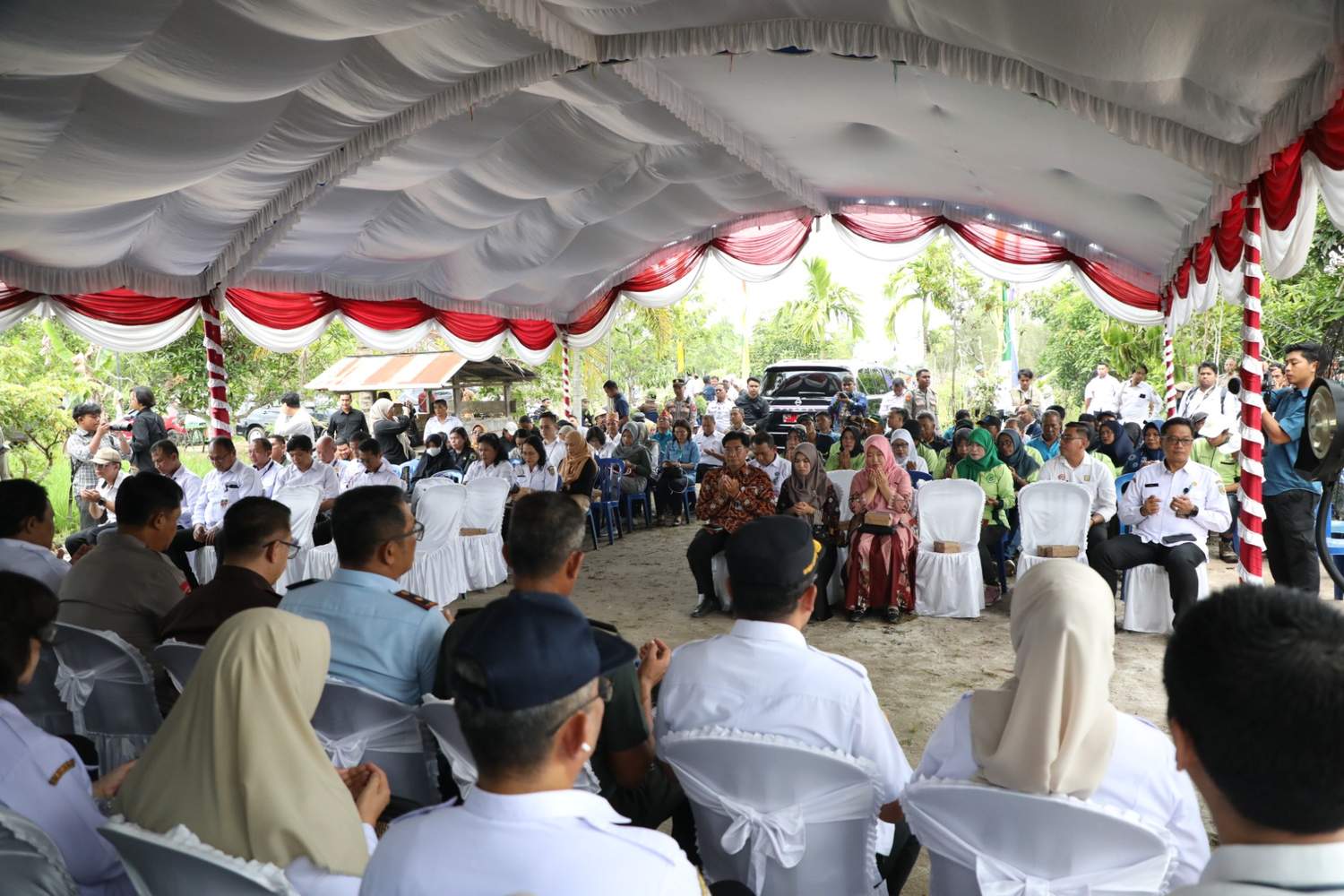 Pemprov Kalteng Hadir Pada Kegiatan Panen Raya dan Pengumuman Swasembada Pangan Nasional