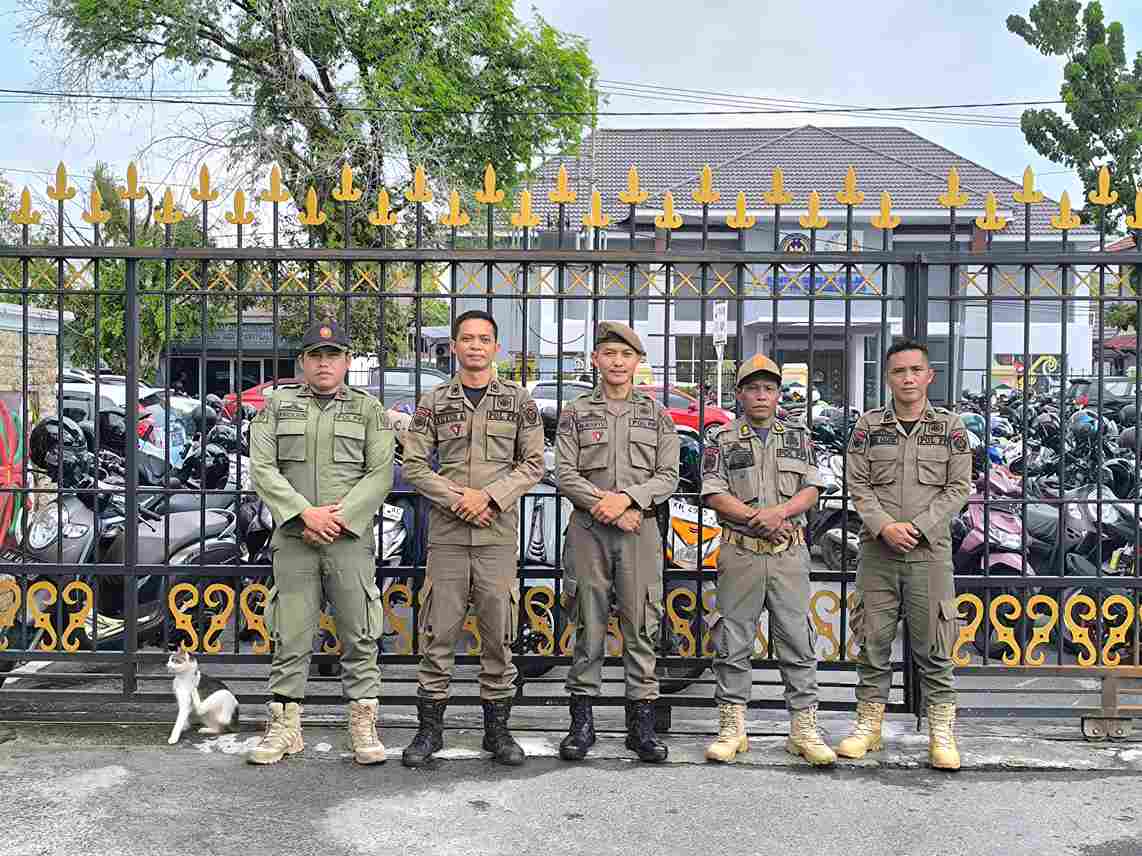 Satpol PP Prov. Kalteng Turut  Bagian Pelaksanaan Apel Besar dan Halalbihalal Dalam Rangka 1 Syawal 1446 Hijriah