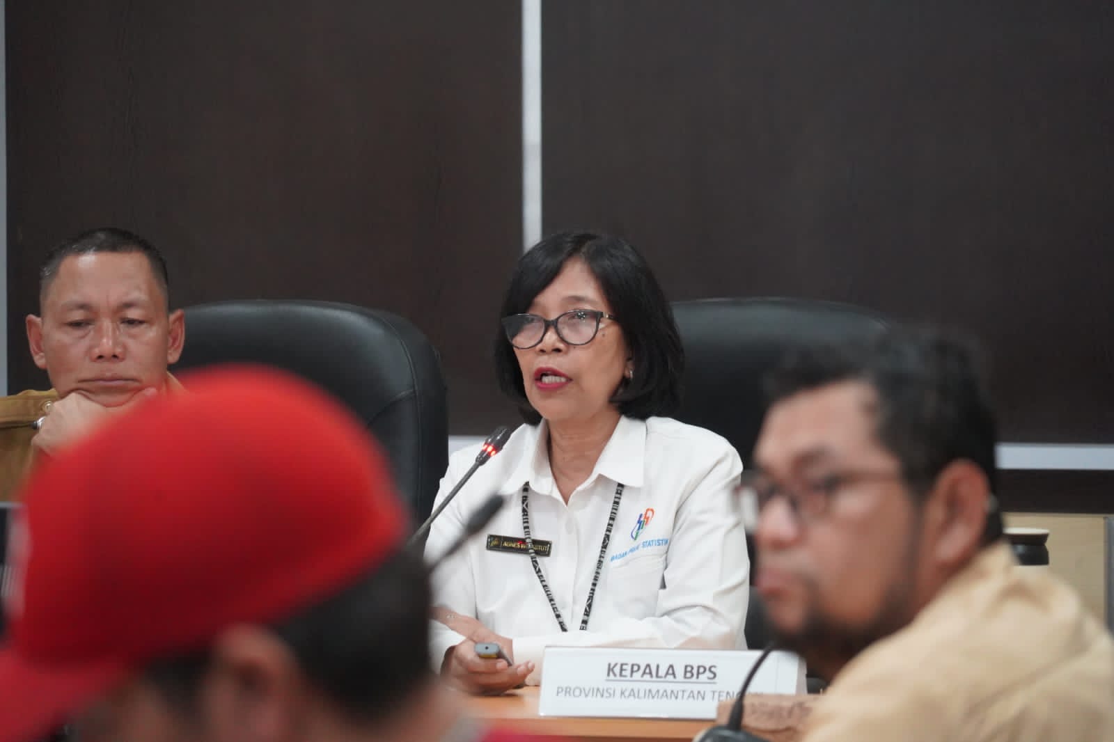 Sahli Yuas Elko Hadiri Konferensi Pers Berita Resmi Statistik BPS Prov. Kalteng