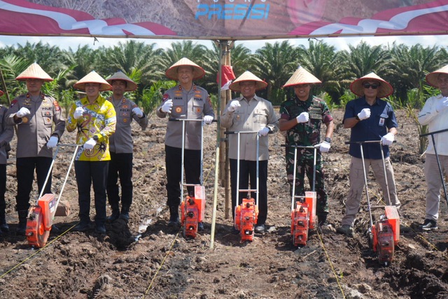 Wagub Kalteng Edy Pratowo Hadiri Panen Raya Jagung Serentak Kuartal II Tahun 2025