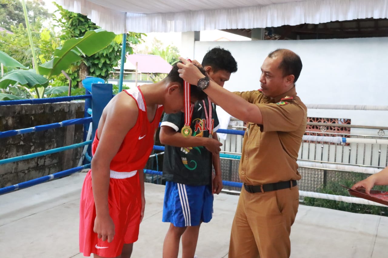 Pertandingan  Cabor Tinju Pada Selekda Pra Popnas 2024 Sudah Memasuki Babak Akhir