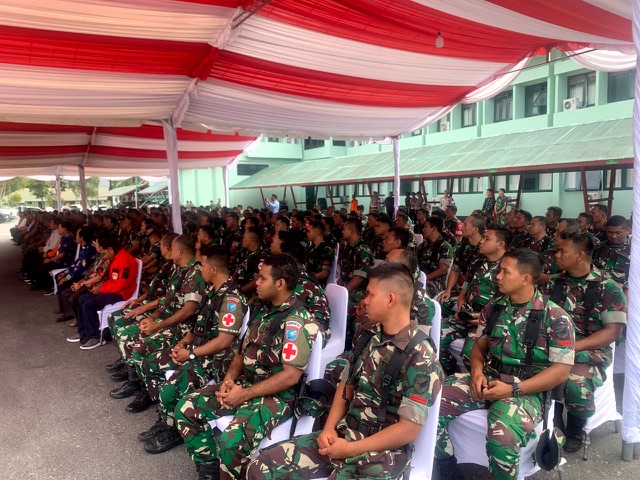 Sahli Yuas Elko Hadiri Penutupan Latihan Lapangan Dalam Rangka Penanggulangan Bencana Kebakaran Hutan dan Lahan
