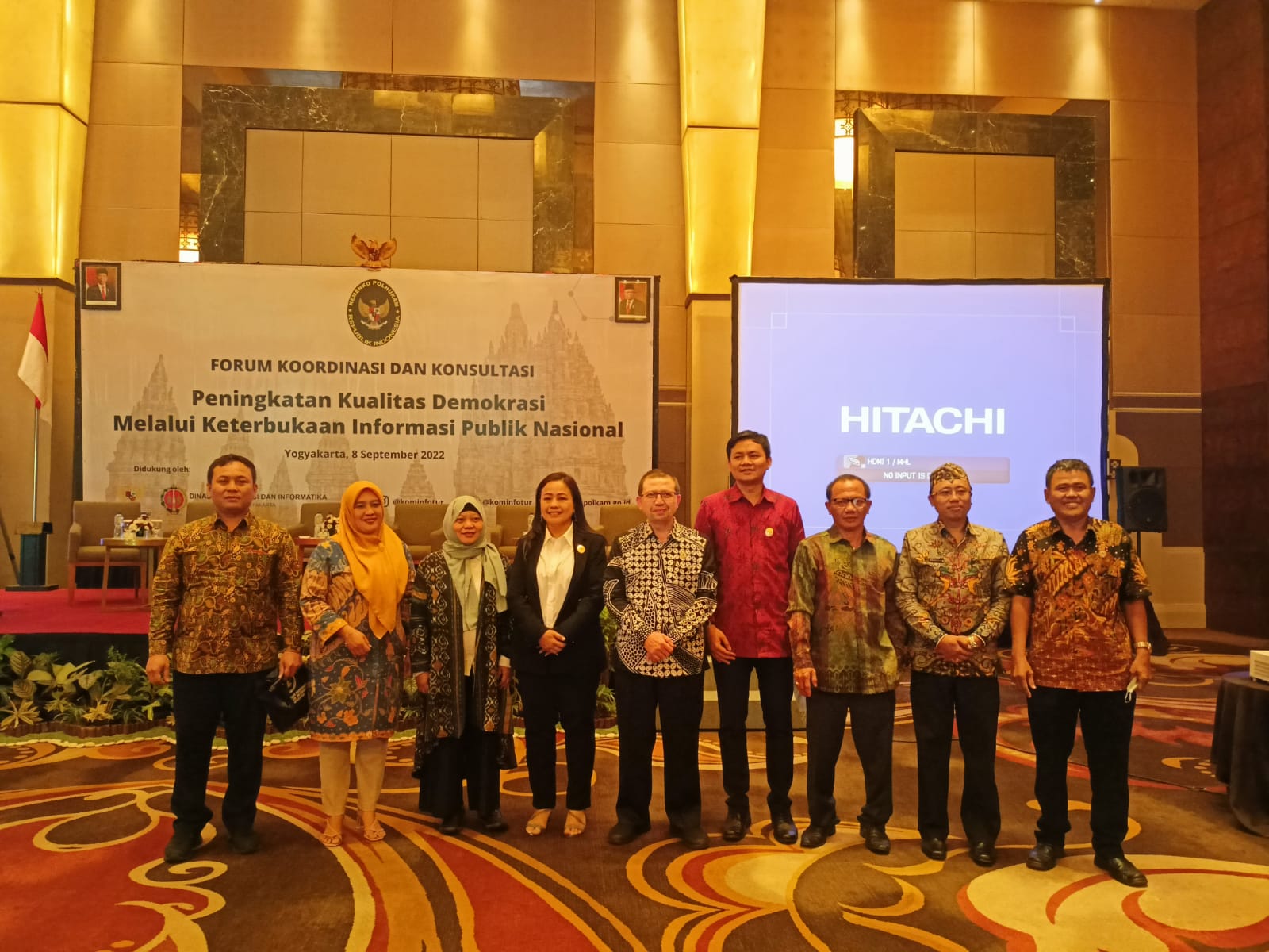 Diskominfosantik Prov. Kalteng Hadiri Pembukaan Forum Koordinasi dan Konsultasi