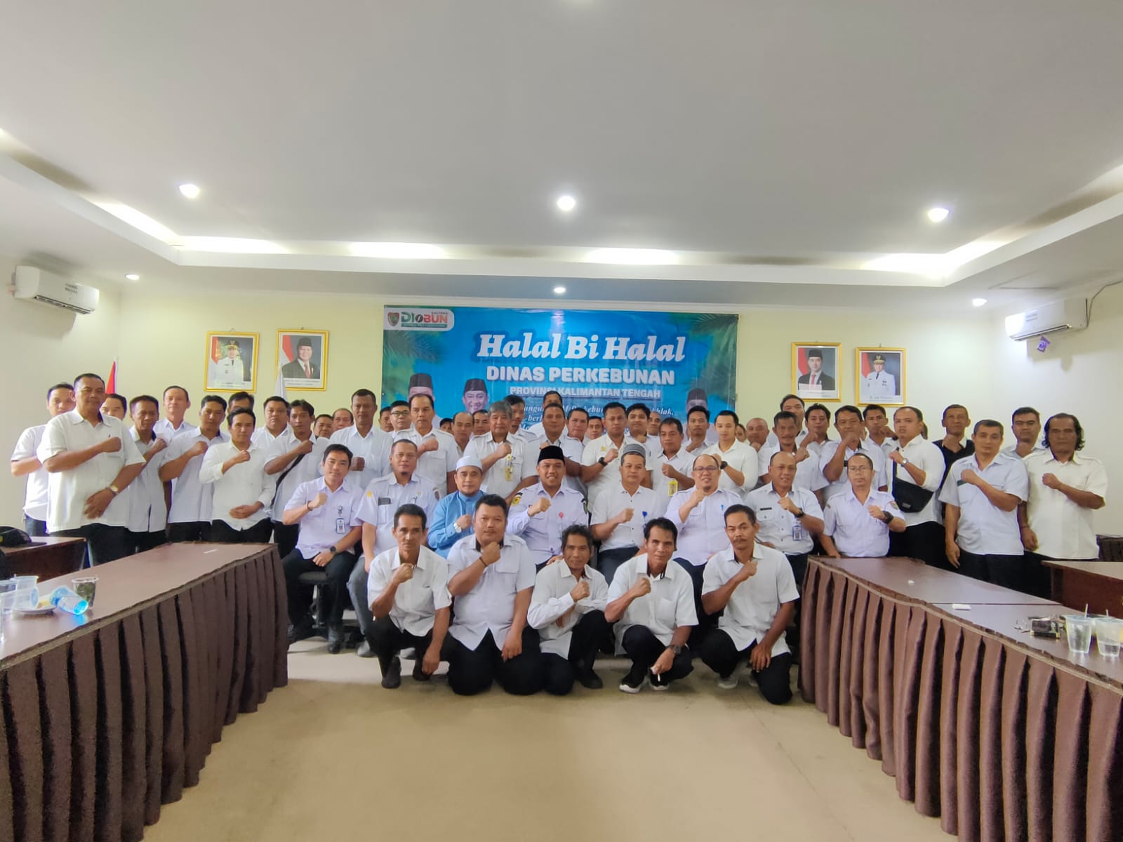 ASN Disbun Prov. Kalteng Gelar Acara Halalbihalal