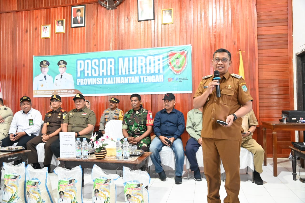 Pemprov Kalteng Gencar Lakukan Upaya Pengendalian Inflasi Melalui Pasar Murah