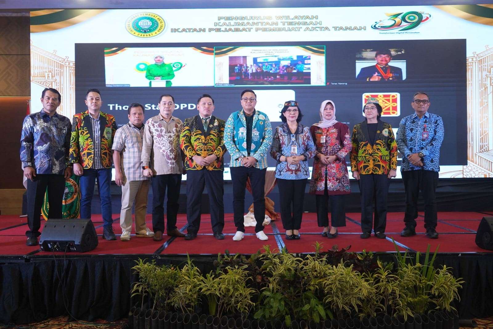 Sekda Kalteng Linae Victoria Aden Hadiri HUT ke-39 IPPAT dan Seminar Digitalisasi Pelayanan Pertanahan