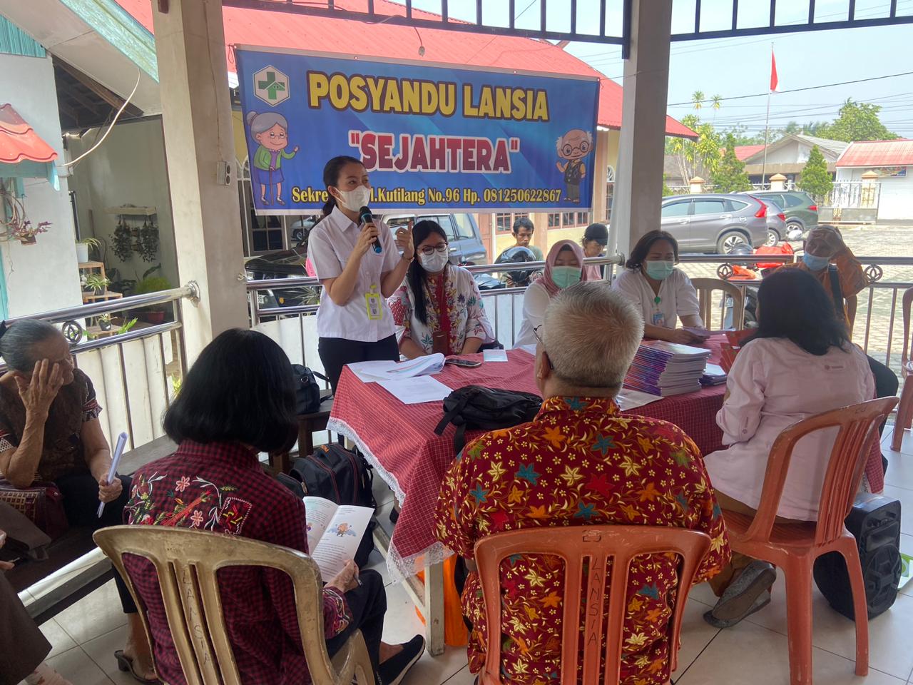 RSJ Kalawa Atei Gelar Penyuluhan Kesehatan Geriatri bekerja sama dengan UPT Puskesmas Bukit Hindu