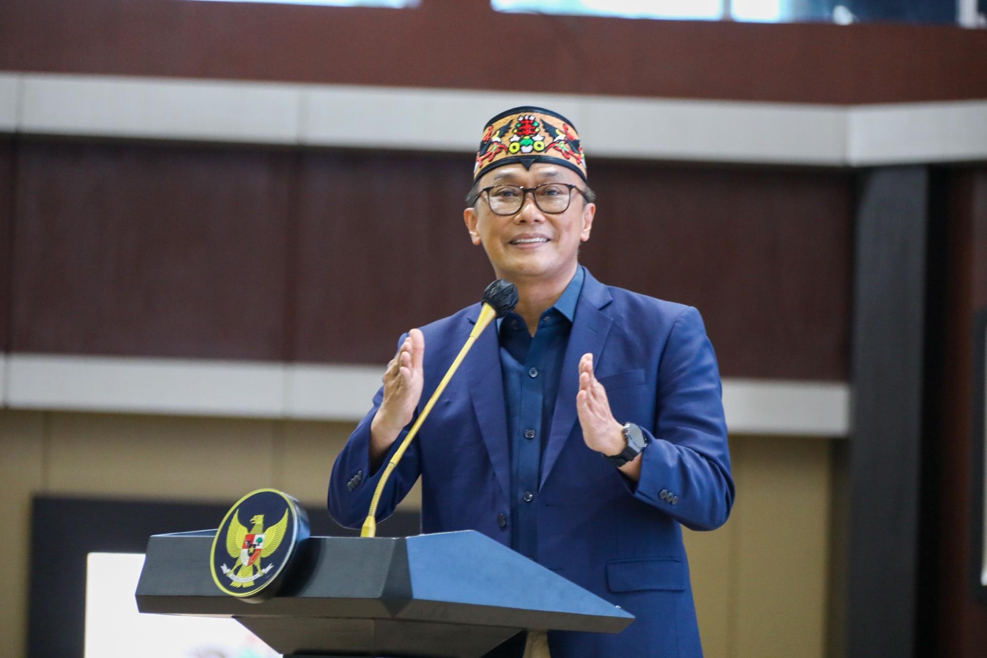 Wagub Edy Pratowo Hadiri Penandatanganan Komitmen Bersama Kepala Daerah Dalam Rangka Mendukung Pelaksanaan Manajemen Talenta ASN se-Wilayah Prov. Kalteng