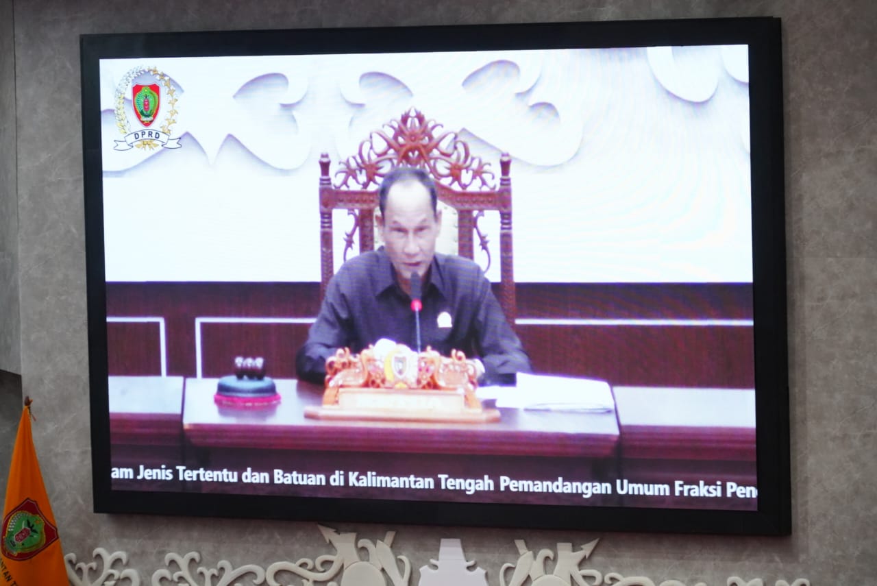 Plt Sekda Prov Kalteng M. Katma F. Dirun Hadiri Rapur ke-6 Masa Persidangan II Tahun Sidang 2025
