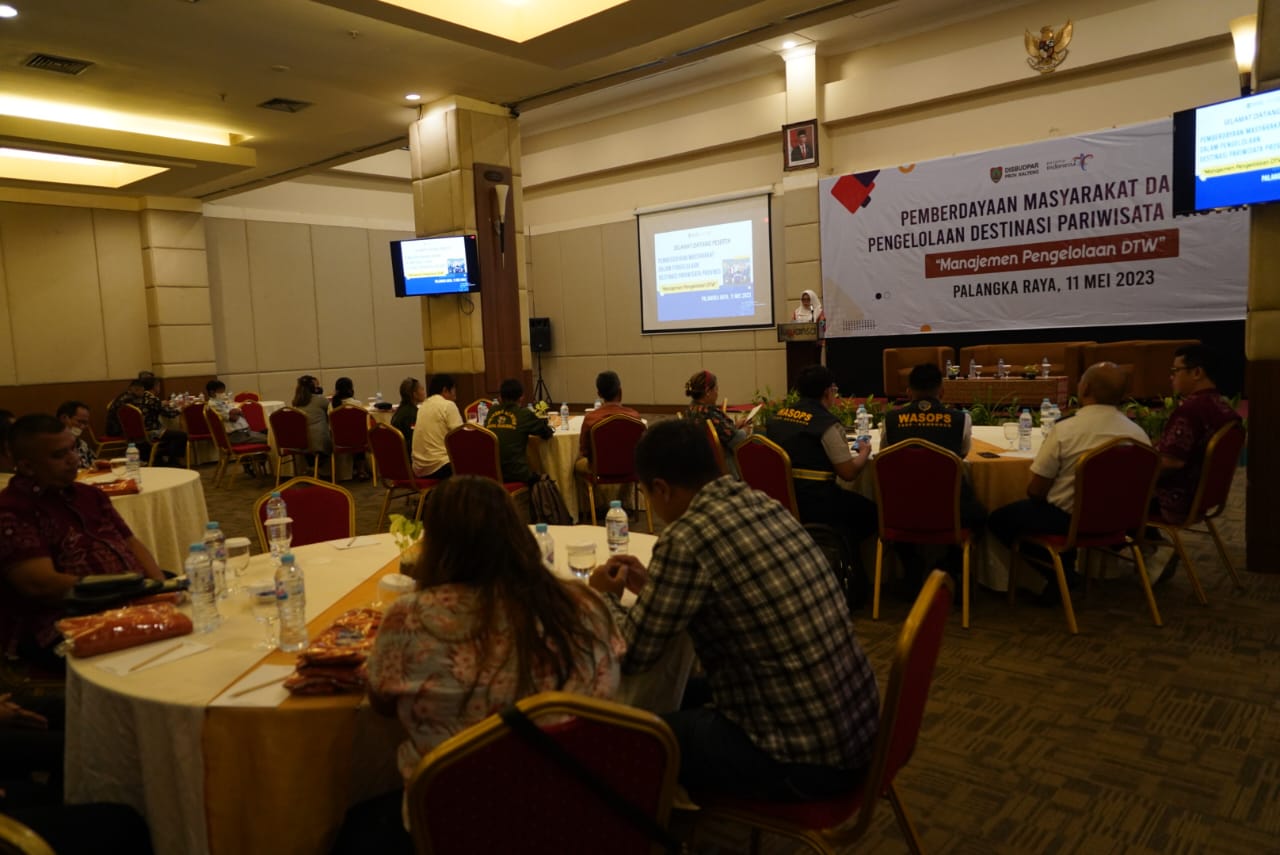 Disbudpar Prov. Kalteng Gelar Kegiatan Pemberdayaan Masyarakat Dalam Pengelolaan Destinasi Pariwisata Provinsi