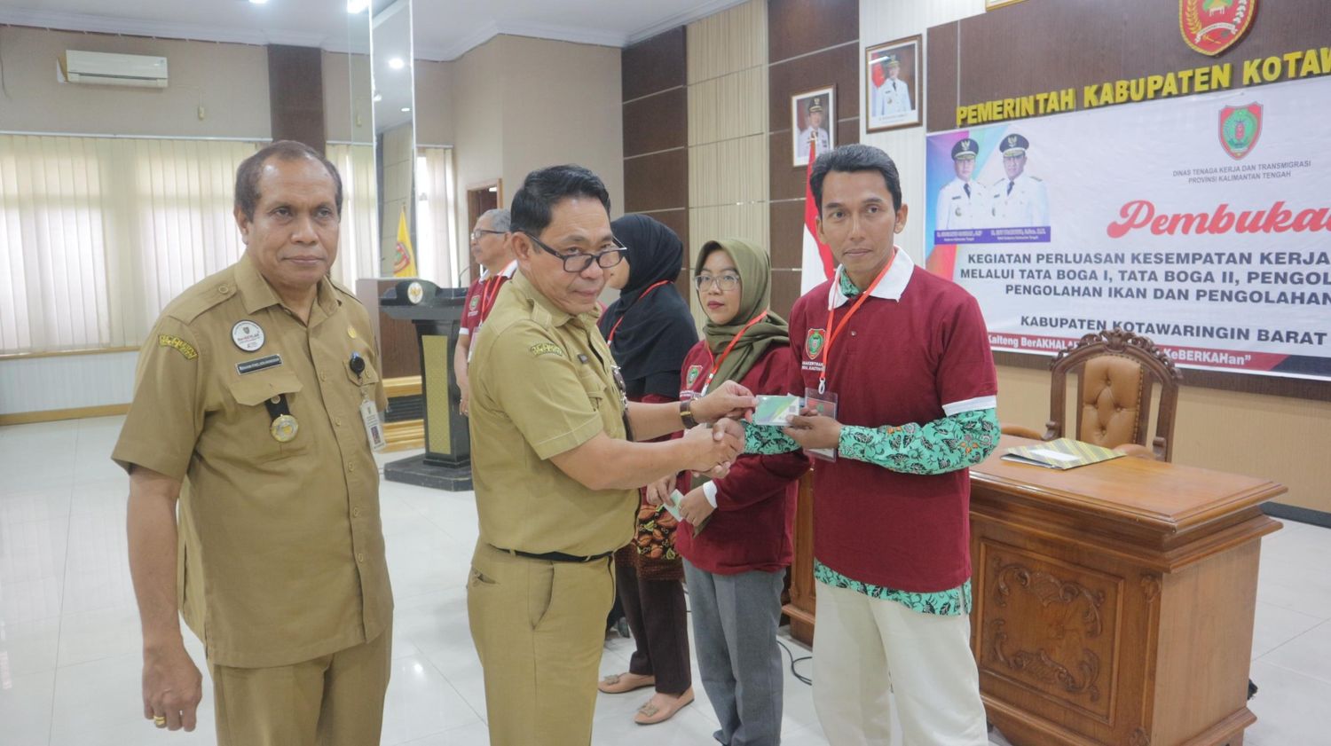 Disnakertrans Prov. Kalteng Selenggarakan Pelatihan bagi Masyarakat Sekitar Hutan Melalui DBH DR
