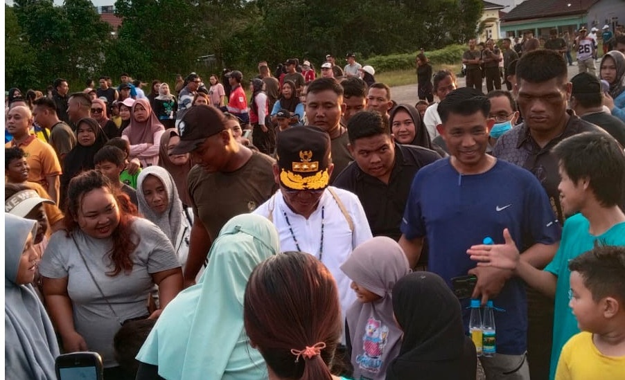 Satpol PP Prov. Kalteng Menjaga Ketertiban dan Kelancaran Kegiatan Gubernur Kunker ke Kabupaten Barito Utara