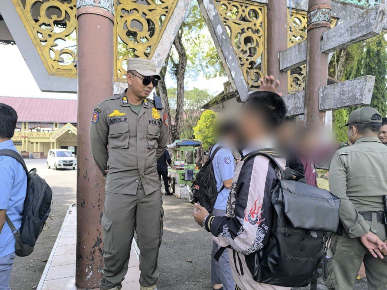 11 Pelajar Kedapatan Bolos Sekolah, Diamankan Dalam Patroli Satpol PP Prov. Kalteng