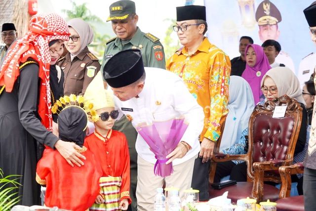 Pawai Tarhib Menyambut Ramadan 1447 H Resmi Dibuka oleh Gubernur Kalteng Agustiar Sabran