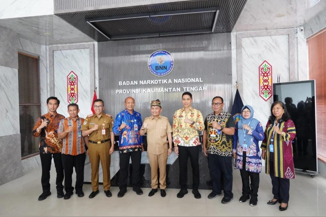 Gubernur Kalteng Agustiar Sabran Sambangi Badan Narkotika Nasional Provinsi Kalteng