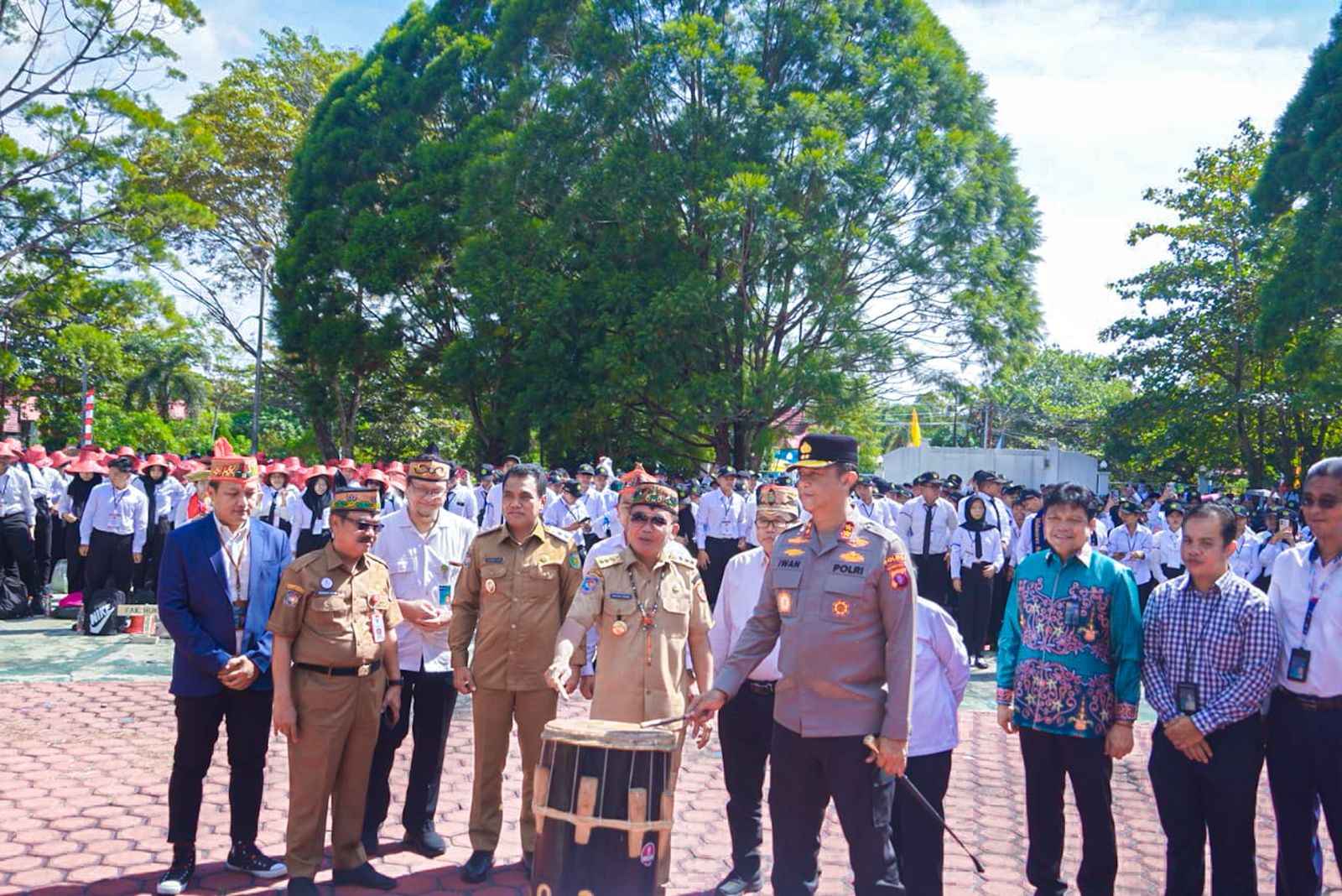 Gubernur Kalteng Agustiar Sabran Buka Upacara Penyambutan Mahasiswa Baru UPR
