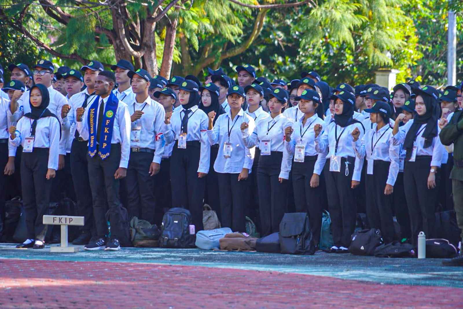Gubernur Kalteng Agustiar Sabran Buka Upacara Penyambutan Mahasiswa Baru UPR