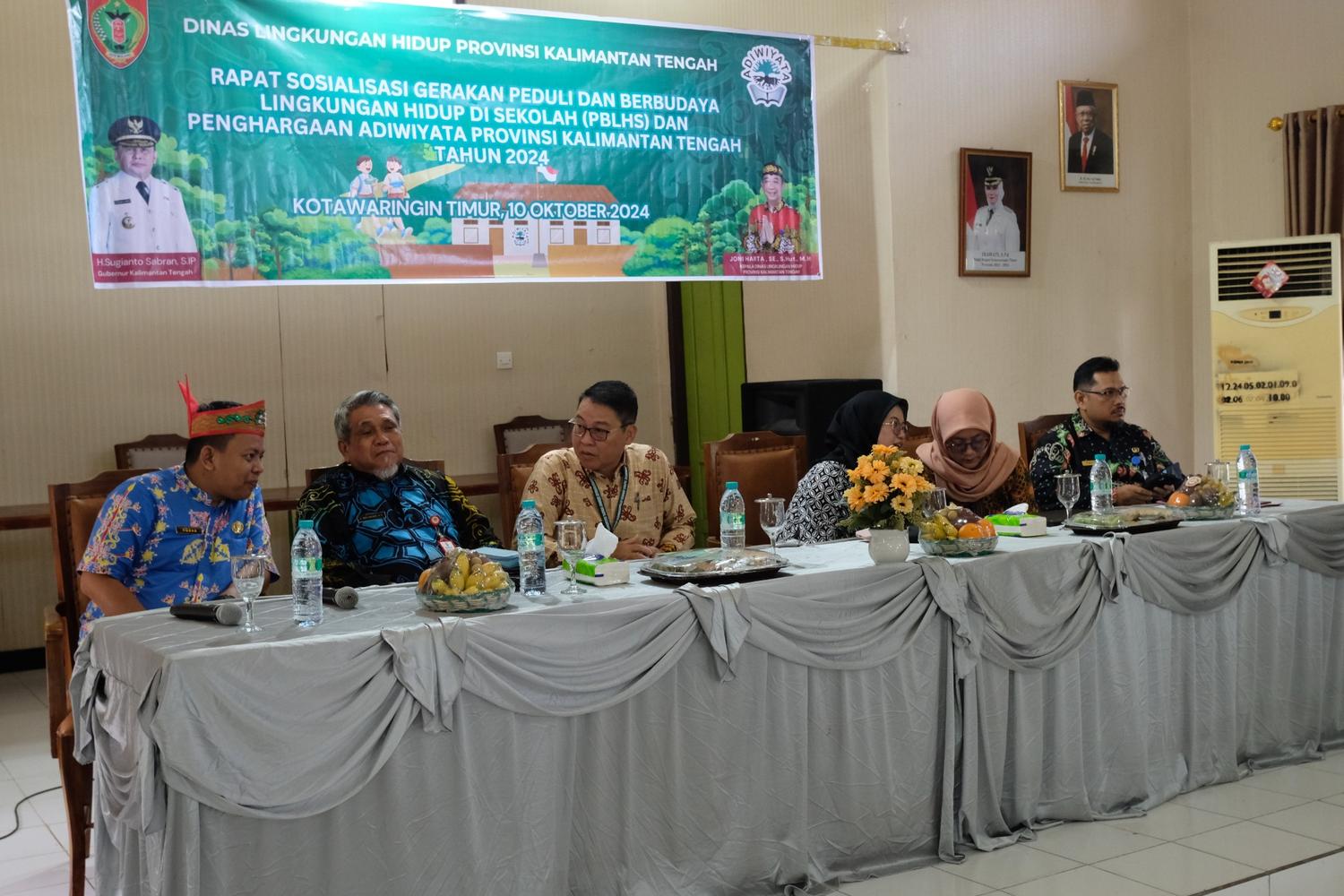 DLH Prov. Kalteng Gelar Rapat Sosialisasi Gerakan Peduli dan Berbudaya Lingkungan Hidup
