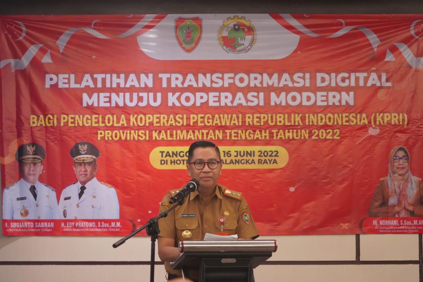 Pelatihan Transformasi Digital Menuju Koperasi Modern Bagi Pengurus KPRI Prov. Kalteng Tahun 2022