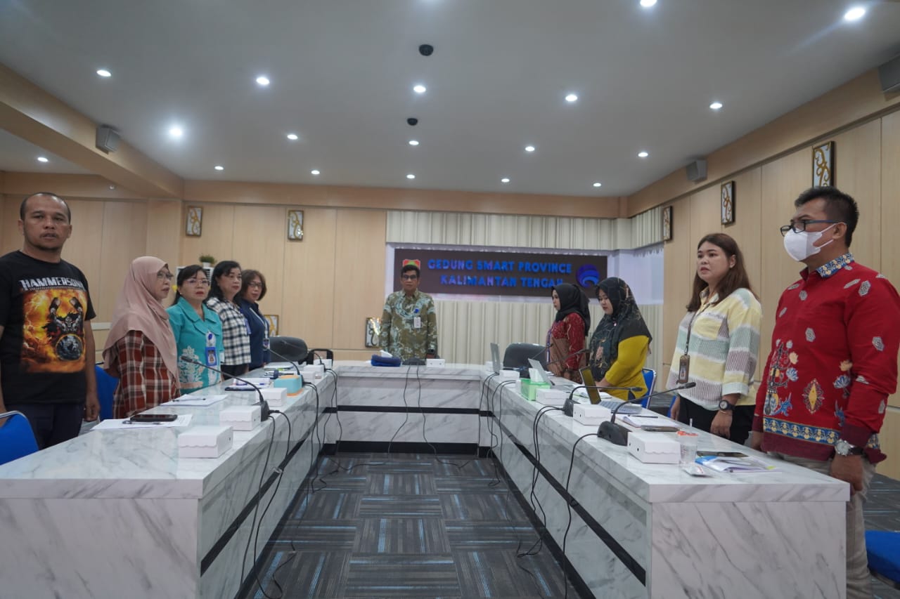 Kadiskominfosantik Prov. Kalteng Agus Siswadi Buka Bimtek Penyusunan Formasi Jabatan Fungsional Pranata Humas