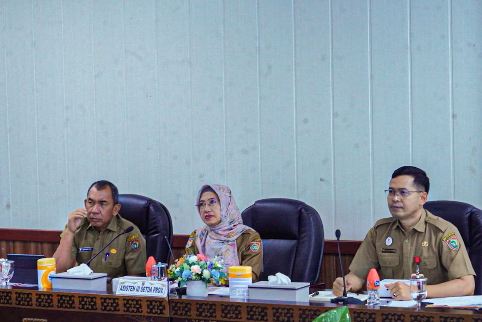 Asisten Adum Sunarti Hadiri Rakor dan Pemantauan Tindak Lanjut Penertiban Aset BMD