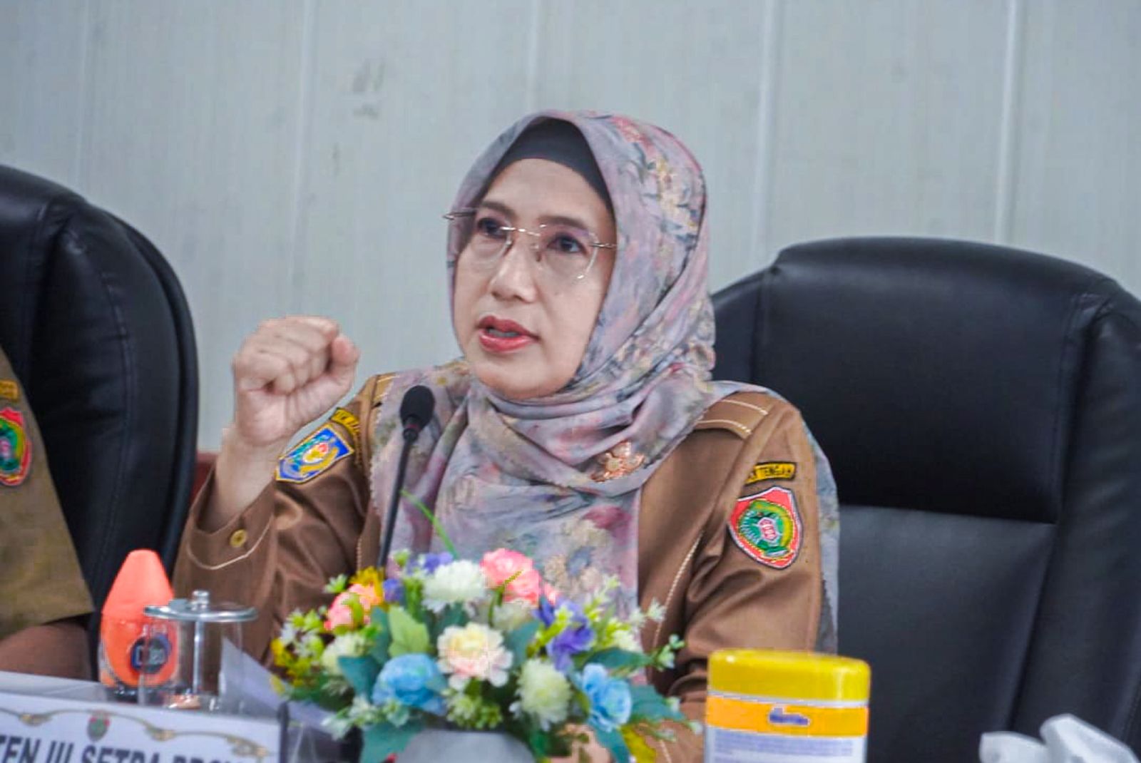Asisten Adum Sunarti Hadiri Rakor dan Pemantauan Tindak Lanjut Penertiban Aset BMD