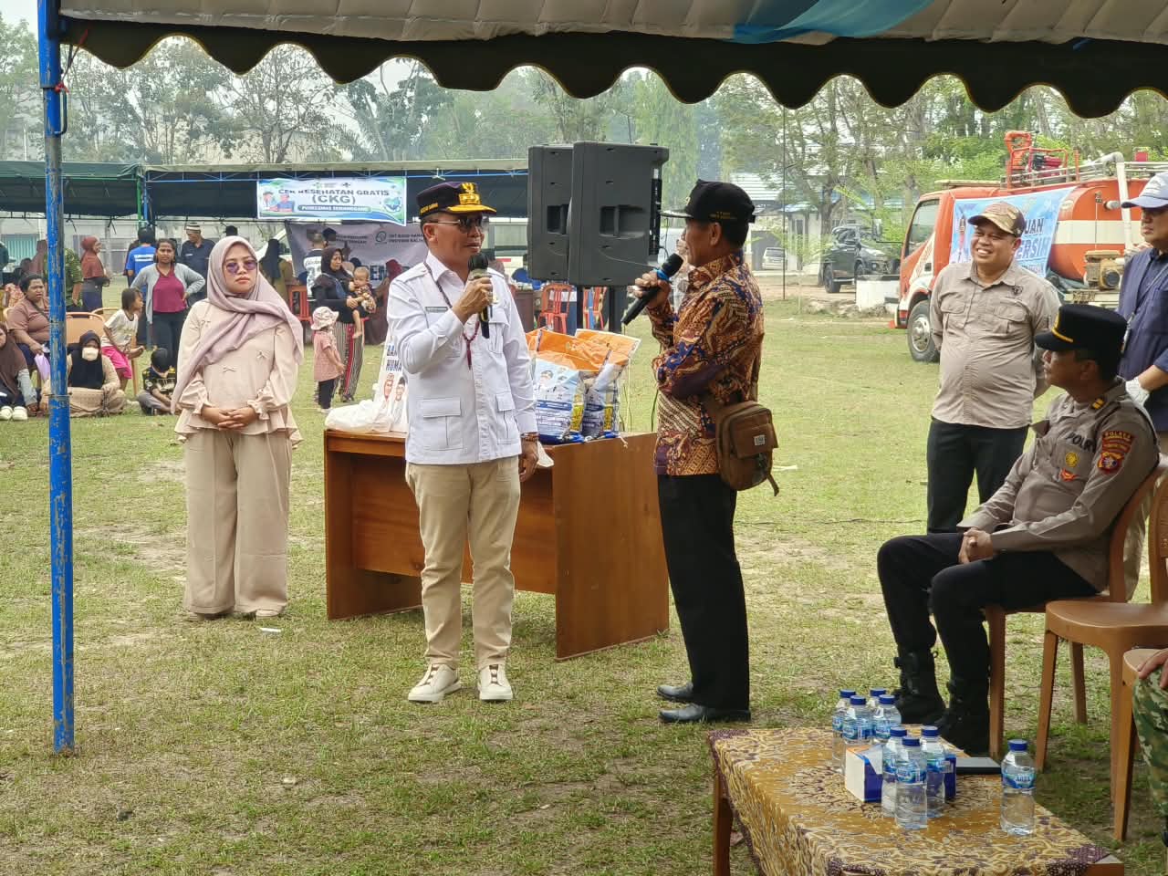 Gubernur Agustiar Sabran Temui Masyarakat Desa Karang Mulya