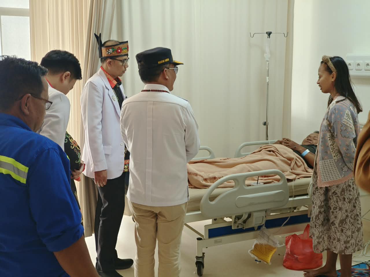 Gubernur Agustiar Sabran Kunjungi RSUD Hanau di Kecamatan Hanau