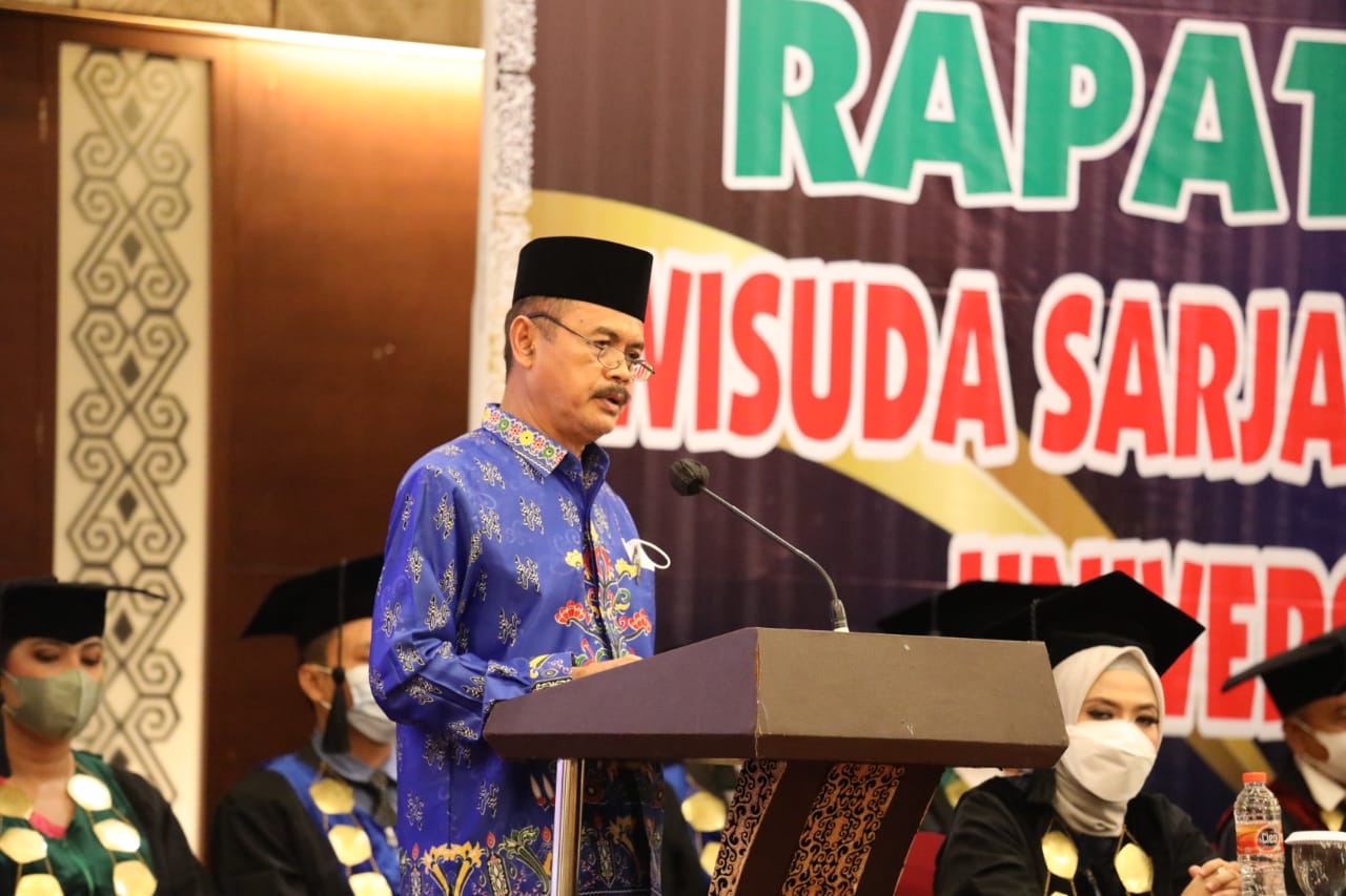 Wisuda Sarjana S-1 Angkatan XVIII Universitas PGRI, Gubernur Ajak Dunia Pendidikan Terus Tingkatkan Mutu, Melakukan Inovasi dan Terobosan Ilmiah
