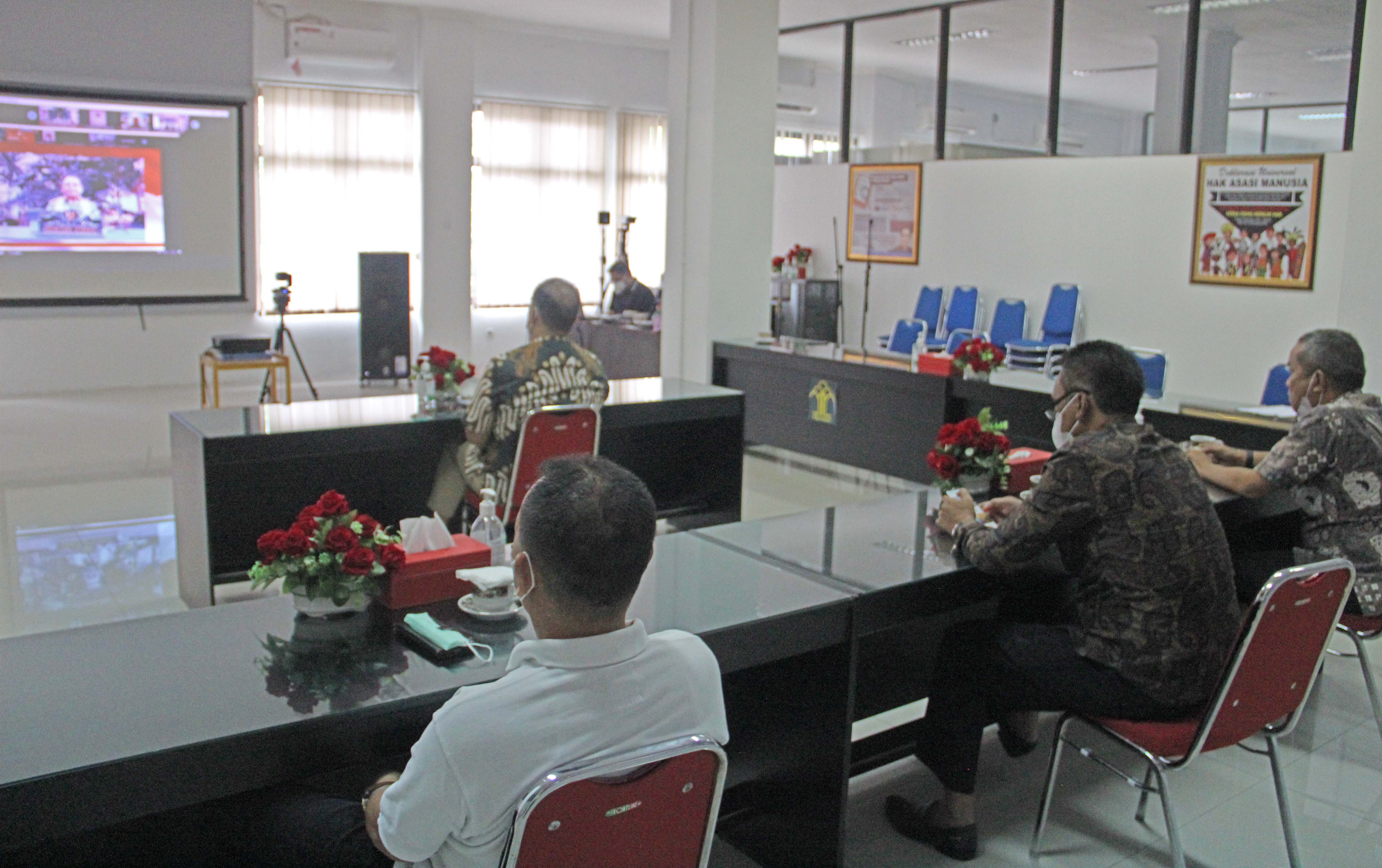 Dalam Rangka Pengendalian Covid-19 Sekjen Kemenkumham Gelar Telemedicine Kumham Menyapa