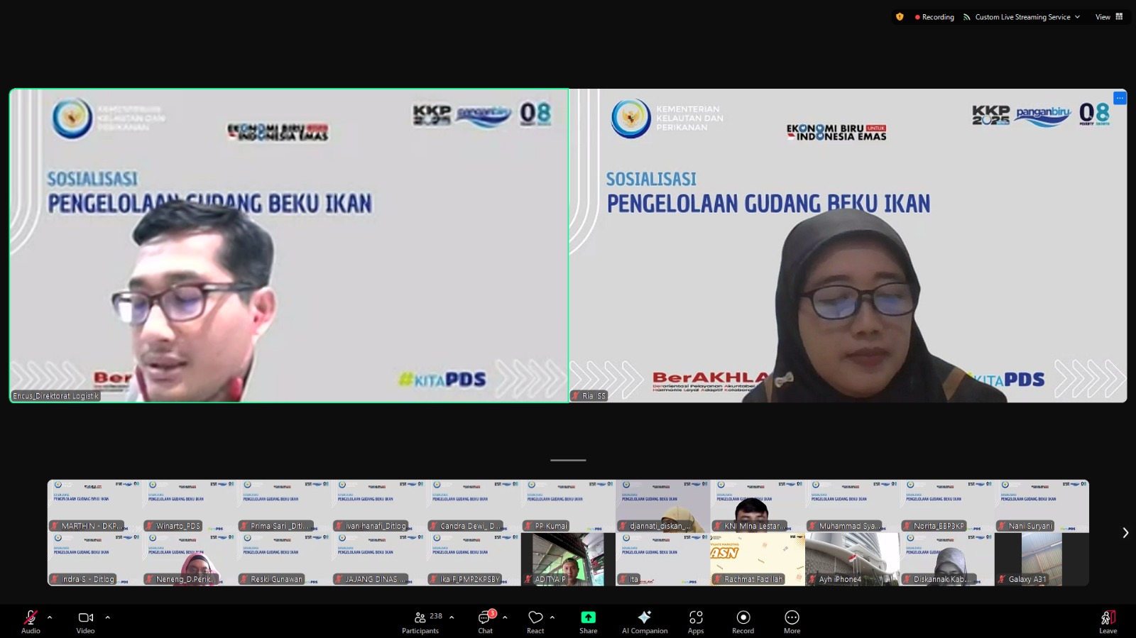 UPT Pelabuhan Perikanan Kumai Turut Serta Dalam Sosialisasi Pengelolaan Cold Storage